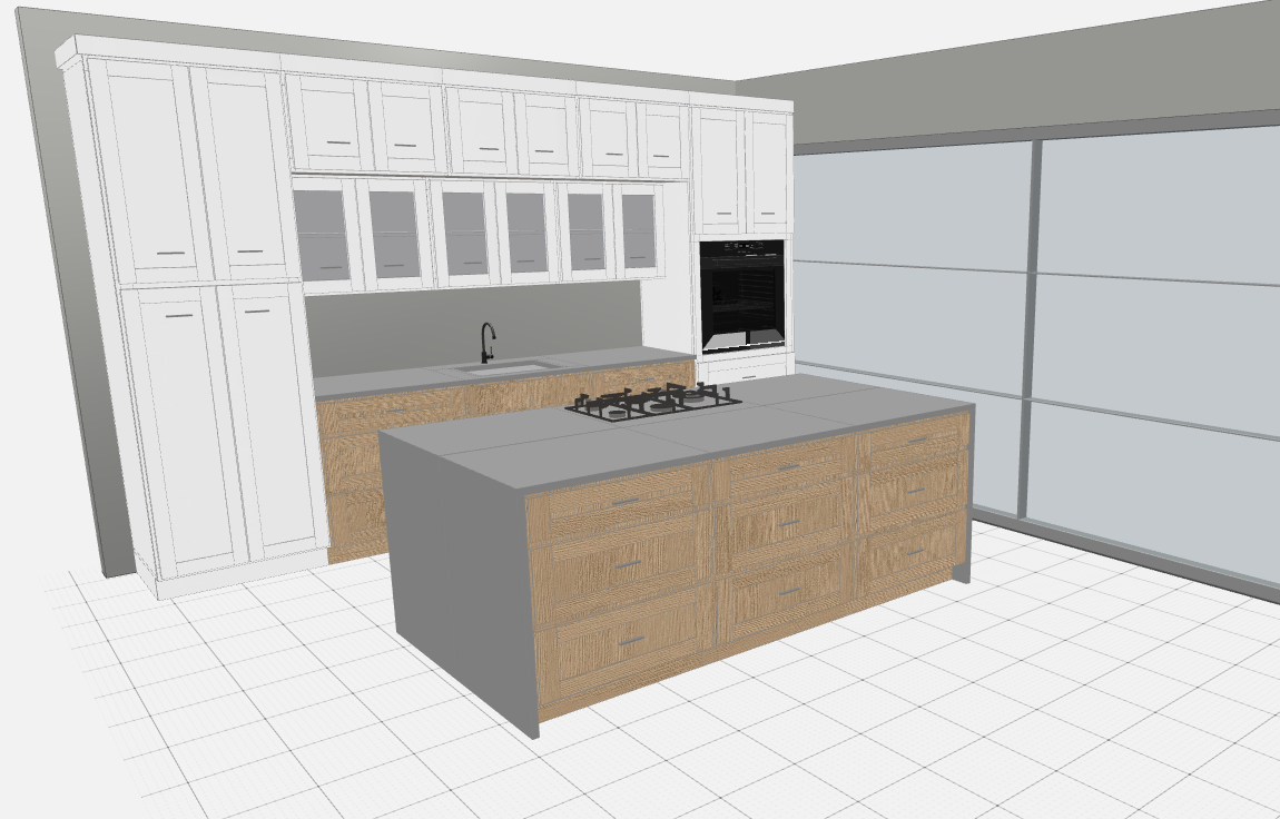 3D design view